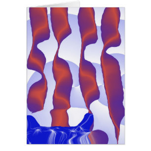 red white and blue number three