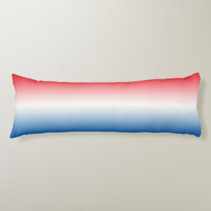 “Red White And Blue Ombre” Body Cushion