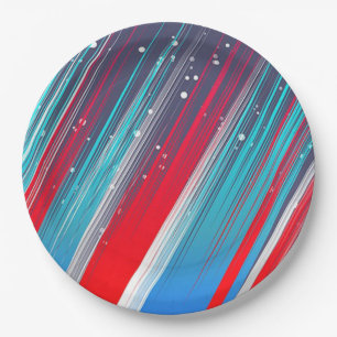 Red, White and Blue Paper Plate