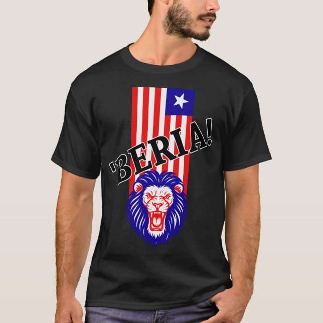 RED WHITE AND BLUE PATRIOTIC DESIGN T-Shirt (Front)