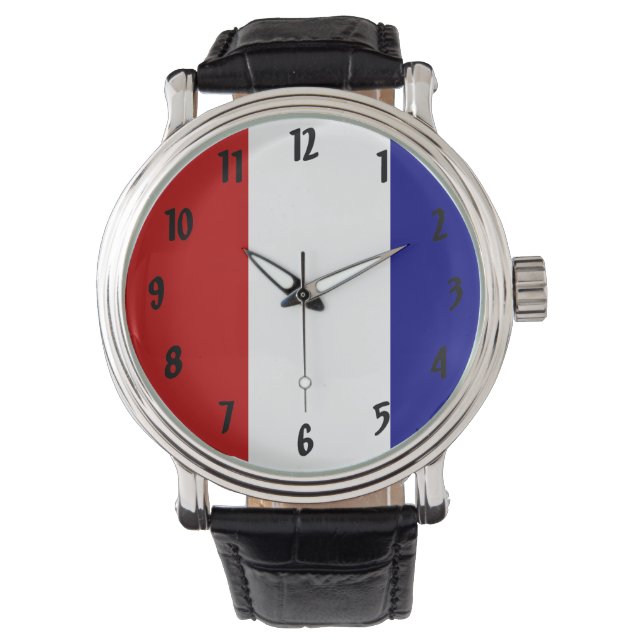 Red White and Blue Patriotic Watch (Front)