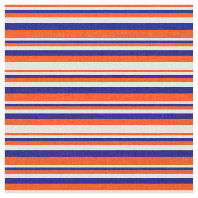 Red, White, and Blue Pattern Fabric (Close Up)