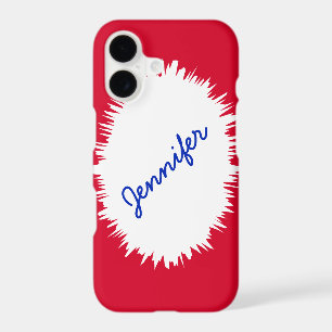 Red, White, and Blue, Personalised Name,
