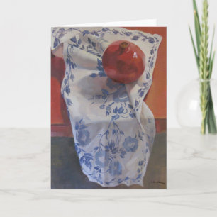 Red White and Blue Pomegranate Card