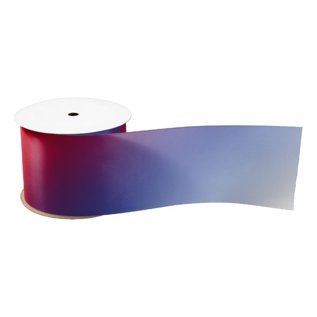 Red, White and Blue Satin Ribbon (Spool)