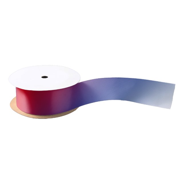 Red, White and Blue Satin Ribbon (Spool)