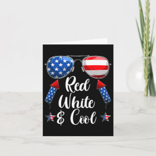 Red White And Blue Shirts For Women Men Card