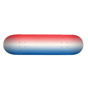 Red White And Blue Skateboard