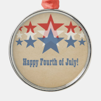 Red, White and Blue Star Cascade Ornament