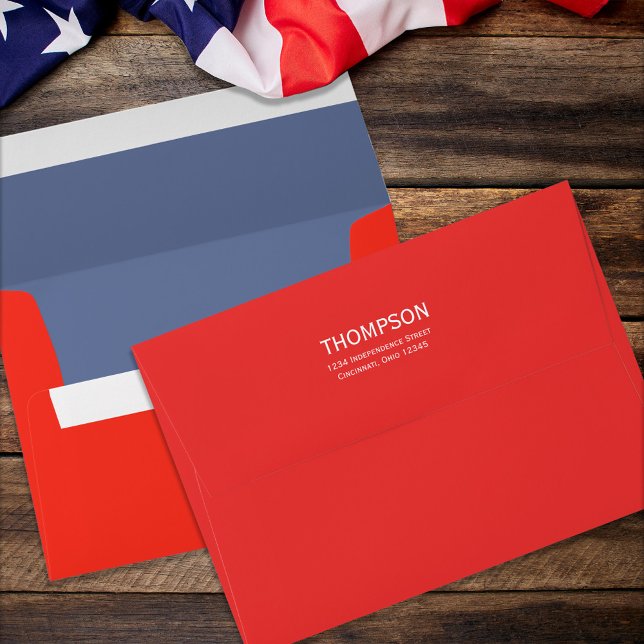 Red White and Blue Stars Envelope (Creator Uploaded)