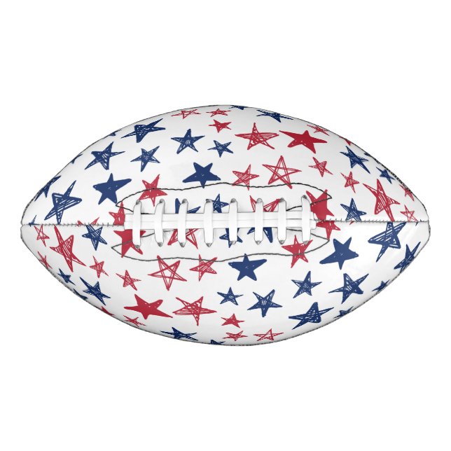 Red, White and Blue Stars  Football (Front)