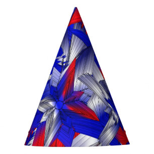 Red White and Blue Stars Party Hat