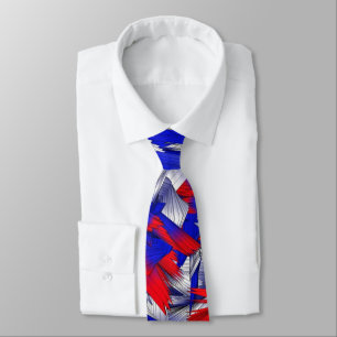 Red White and Blue Stars Tie