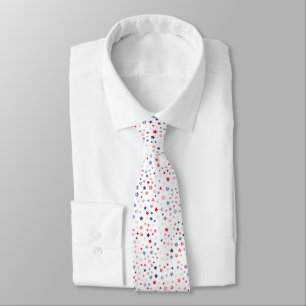 Red, White and Blue Stars Tie