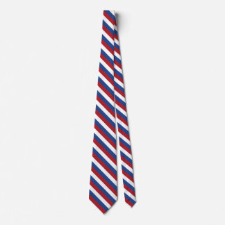 Red White and Blue Striped Tie