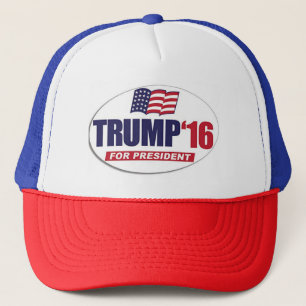 Red, White and Blue Trucker's hat