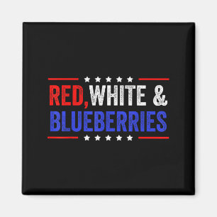 Red, White And Blueberries Patriot Dom 2025 Magnet