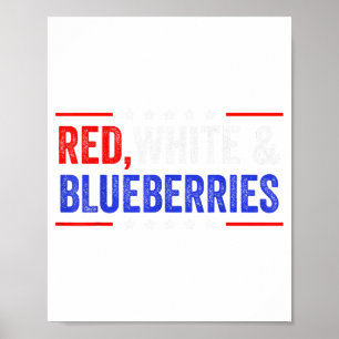 Red, White And Blueberries Patriot Dom 2025 Poster