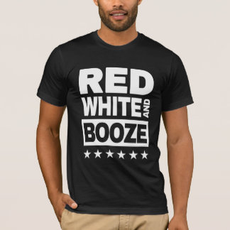 Red, White and Booze Patriotic Men T-Shirt