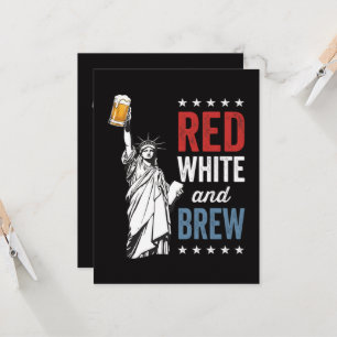 Red White and Brew 250th Anniversary Invitation