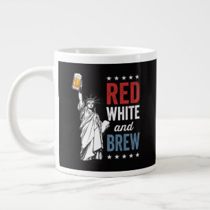 Red White and Brew 250th Anniversary Large Coffee Mug