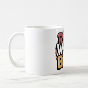 Red White and Brew Funny Graphic Coffee Mug