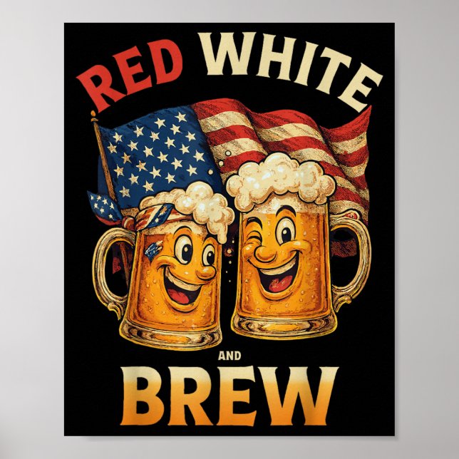 Red White And Brew Poster (Front)