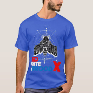 Red White and Brood X Cicada Insect Magicicada T-Shirt