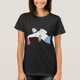 Red White And Bruh 4th Of July Boys Patriotic Fish T-Shirt