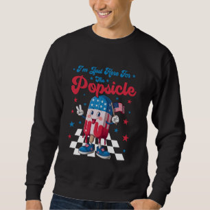 Red White And Cool 4th Of July Popsicle Ice Cream Sweatshirt