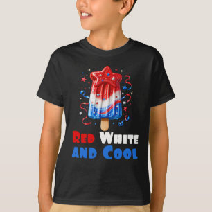Red White and Cool, Summer Kids T-Shirt