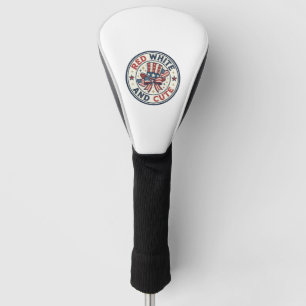 Red White And Cute Patriotic Womens Patriotic Spar Golf Head Cover
