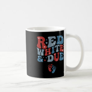 Red White And Due 4th Of July Usa Coffee Mug