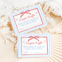 Red, White, and Due Diaper Raffle