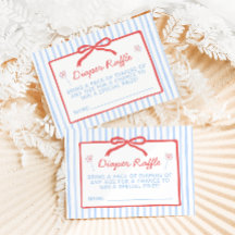 Red, White, and Due Diaper Raffle