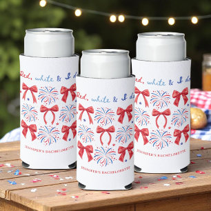 Red White and I Do July 4th Bachelorette Seltzer Can Cooler