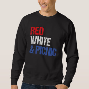 Red White and Picnic 4th of July Sweatshirt
