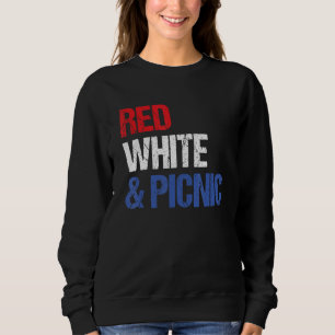 Red White and Picnic 4th of July Sweatshirt