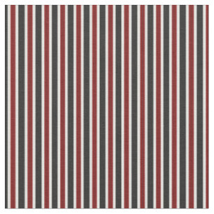 Red, White and Smoky black Fabric