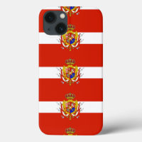 Red White Banner Grand Duchy of Tuscany