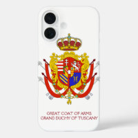 Red White Banner Grand Duchy of Tuscany