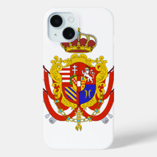 Red White Banner Grand Duchy of Tuscany iPhone 15 Case