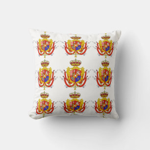 Red White Banner Grand Duchy of Tuscany Cushion