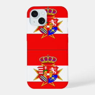 Red White Banner Grand Duchy of Tuscany iPhone 15 Case