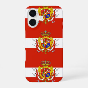 Red White Banner Grand Duchy of Tuscany iPhone 16 Case