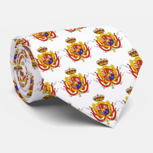 Red White Banner Grand Duchy of Tuscany  Neck Tie