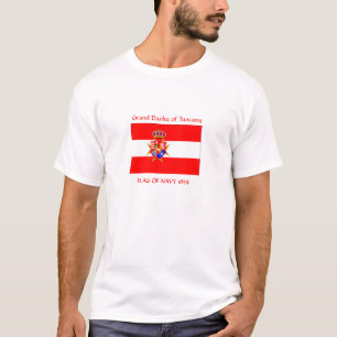 Red White Banner Grand Duchy of Tuscany T-Shirt