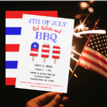 Red, White & BBQ Popsicle Party