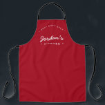 Red White Best Chef ever Custom Your Kitchen  Apron<br><div class="desc">Get ready to bake up a storm with our White type Best Chef ever Custom Your Kitchen Red Apron. This personalised apron is the perfect accessory for the sweet baker in your life. Customise it with your own name to make it truly unique. The apron comes in a stylish red...</div>