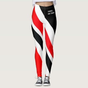 RED WHITE & BLACK T&T PATRIOT LEGGINGS